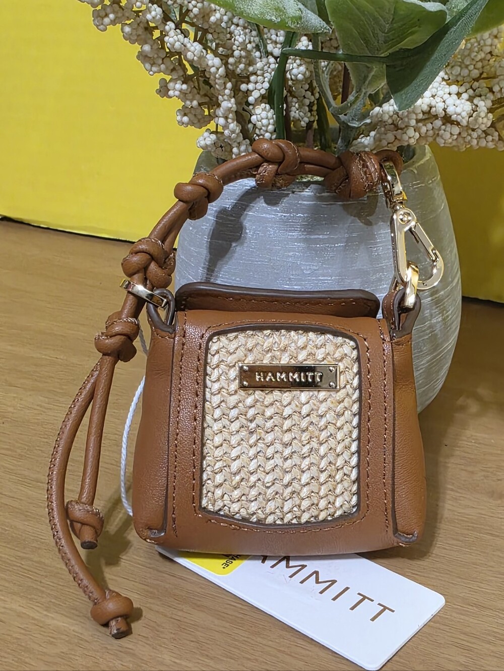 Hammitt Tan Brown Woven Mini B